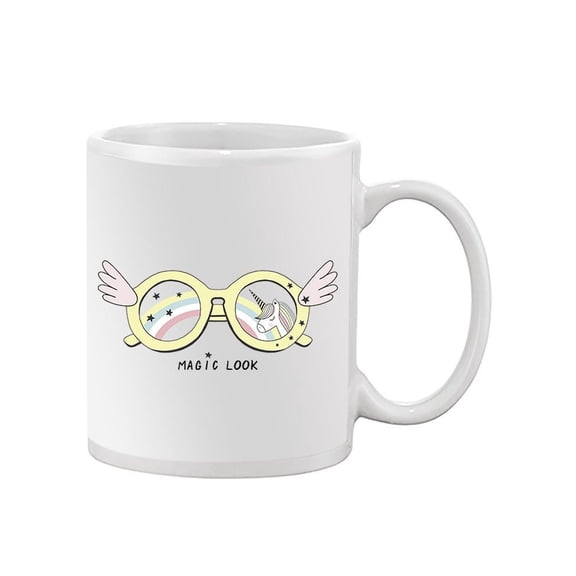 Magic Look Glasses Mug Unisex's -Image by Shutterstock