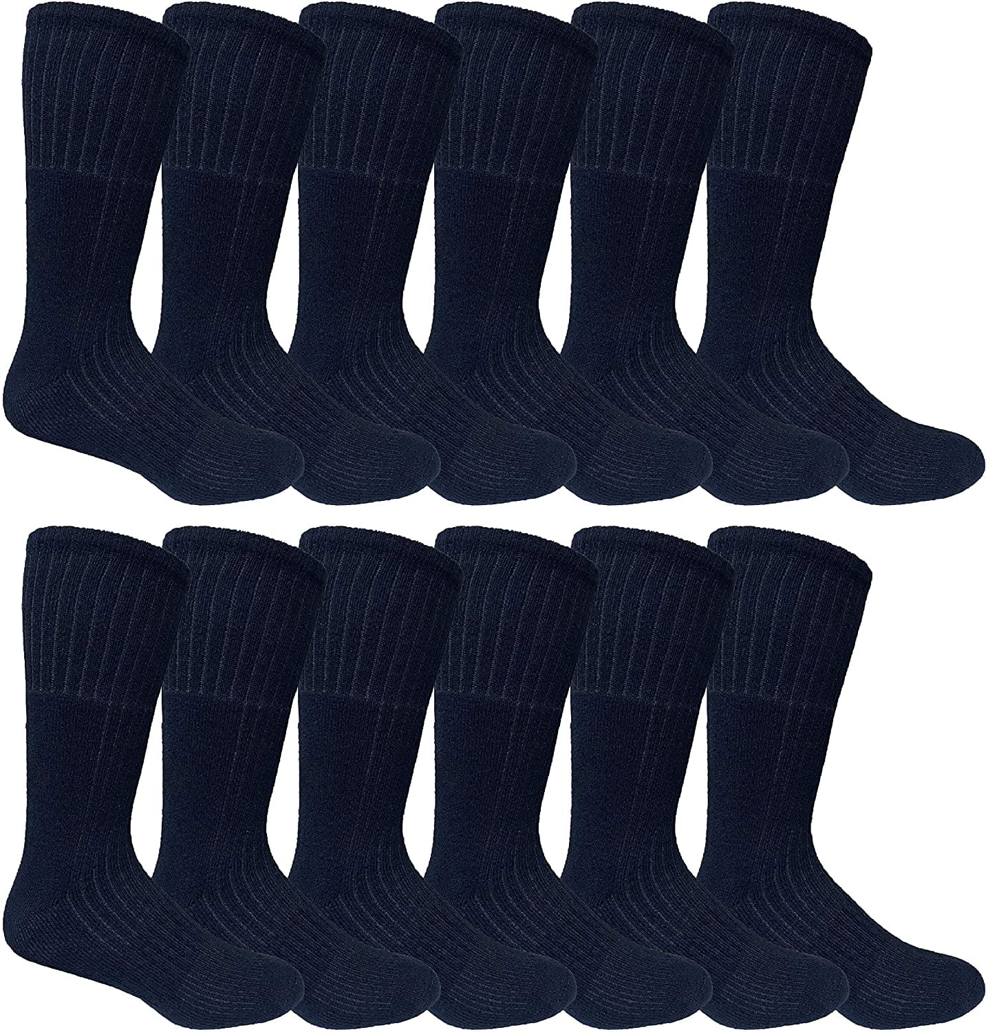 SOCKS'NBULK Mens Military Grade Thick Padded Terry Lined Cotton Socks