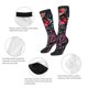 thumbnail image 3 of Fotbe Paisley Calcetas Divertidas Estampadas para Hombre y Mujer, Calcetas de Algodón hasta la Rodilla para Caminar, Correr, Enfermería y Embarazo, 3 of 6