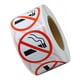 thumbnail image 1 of Inteprter 500 Pieces/Roll No Smoking Sticker 2.5cm Adhesive Signs Labels Diameter Kits de decoración para fiestas, 1 of 1