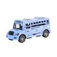 thumbnail image 2 of Kokiya Bus Toy Children Car Toy Inertia Car Vehicles, Pull Back Car for Kids Boys Girls Blue, 2 of 9
