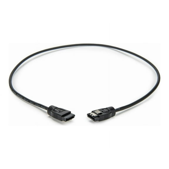 Rocstor Y10C867-B1 23.6in Round Sata Connectors Cabl Sata (7 Pin Data) Connectors-black