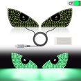 thumbnail image 1 of 2pcs Eyes Car Light Car Rear Window Advertisement Emoticon Car Sticker Usb, 1 of 10