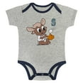 thumbnail image 2 of Newborn & Infant Gray/White Seattle Mariners Two-Pack Play Ball Bodysuit Set, 2 of 5