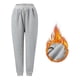 thumbnail image 3 of Gibobby Pantalones deportivos con forro polar para mujer Pantalones de entrenamiento para mujer, pantalones largos sólidos, pantalones deportivos casuales sueltos(Gris,CH), 3 of 5