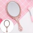 thumbnail image 1 of Hand Makeup Handheld Decorative Personal Vintage Cosmetic Travel Hand Vintage Handheld With Handle Vanity Makeup Travel,Gold Mothers Day Makeup Magnifying Glass, 1 of 9
