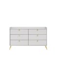 thumbnail image 2 of ACME Zeena 6-Drawer Wooden Dresser in White, 2 of 5