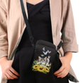 thumbnail image 4 of HELLHERO Kitten Sunflowers Polyester Travel Crossbody Purse with Adjustable Strap Casual Travel Leakproof, 4 of 7