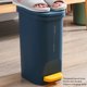 thumbnail image 5 of Naiovety Bote de basura con pedal, botes de basura, cubos de basura con tapa, baño, sala de estar, clasificación, herramientas de limpieza Suministros de limpieza para el hogar Rojo S Naiovety HA084135-01, 5 of 6