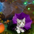 thumbnail image 2 of Vggrvlo Pet Halloween Costumes Pet Dracula Costumes for Small and Medium Pet Bed (Purple), 2 of 6