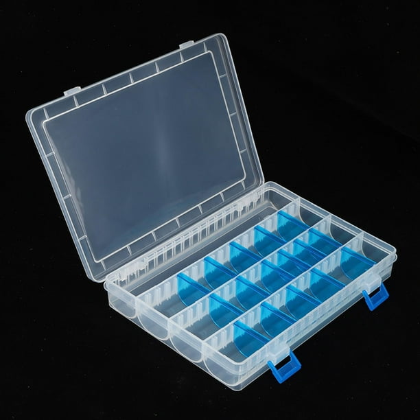 With 16pcs Spacer Fishing Tackle Box, Fishing Accessory Box