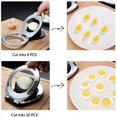thumbnail image 5 of 2X Rebanador de Huevos para Huevos Duros, Cortador de Huevos Cortador Resistente Herramientas de Cocina Cortador de Guarniciones, 3 Estilos de Rebanado, 5 of 5