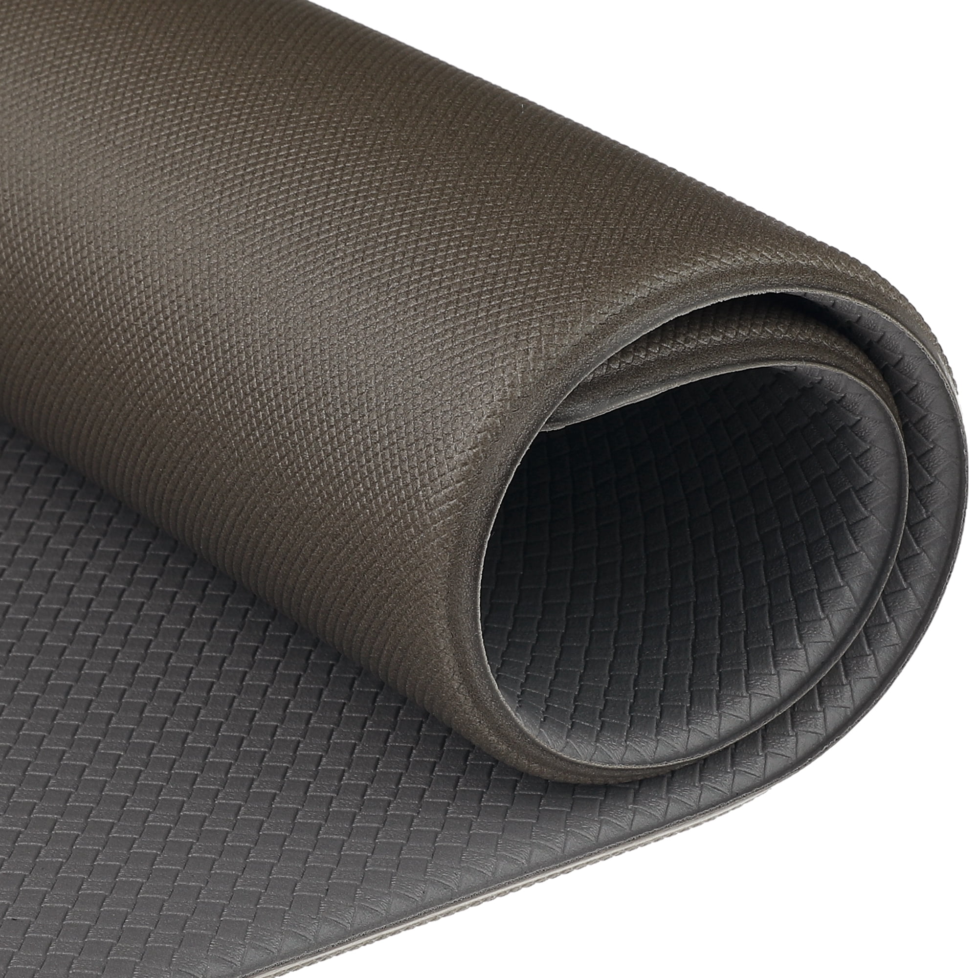 Unique Bargains 1 pcs Kitchen Runner Rug Waterproof Solid Color Kitchen Mat Grey 18" x 47"