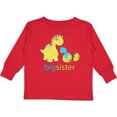 thumbnail image 3 of Inktastic Big Dinosaur Sister Girls Long Sleeve Toddler T-Shirt, 3 of 5