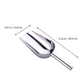 thumbnail image 5 of Raindrops 1Pack Stainless Steel Ice Scoop for Large Capacity and Ice Cube Handling in Kitchens, 5 of 8