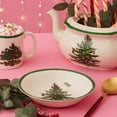 thumbnail image 6 of Spode Christmas Tree Ascot Cereal Bowls Set of 4, Use for Breakfast, Oatmeal, Cereal, or Soup Made of Fine Earthenware, Measures 8-Inch, Dishwasher and Microwave Safe, 6 of 8