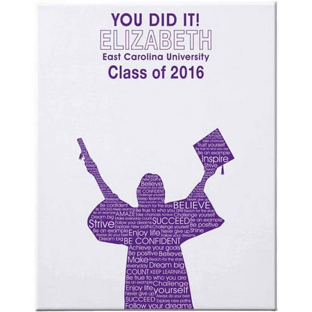 Personalized Graduation Autograph Canvas, 16