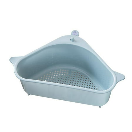 

TKing Fashion Kitchen Household Tripod Vegetable Store Objects Receive Basket Without Punching - Blue