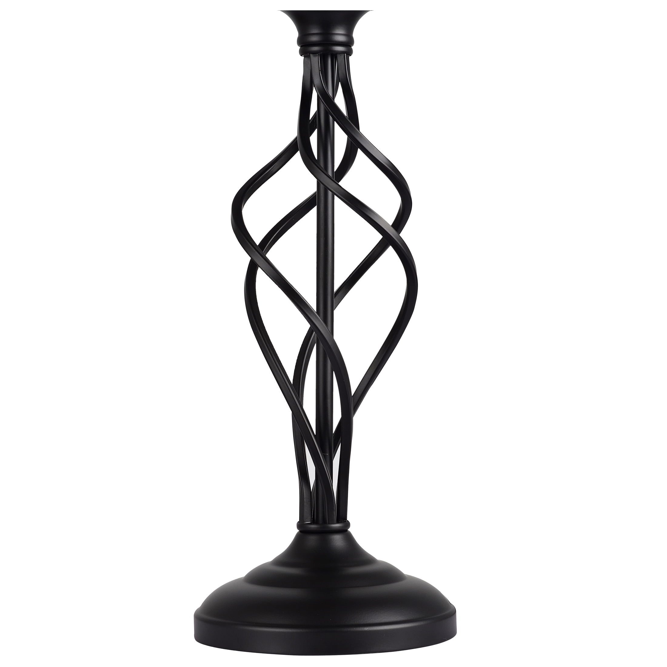 Better Homes & Gardens 19" Black Metal Cage Table Lamp Base with Transitional Design