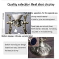 thumbnail image 2 of Temporizador de arena de 15 minutos: temporizador de arena vintage dorado para el hogar, la oficina, el escritorio y la cocina. Ideal como regalo de boda o artículo decorativo., 2 of 7