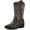 Dark Brown, variant on Kushyshoo Cowboy Boots for Girls and Boys Western Mid-Calf Black Cowgirl Boots Riding Shoes Size 13