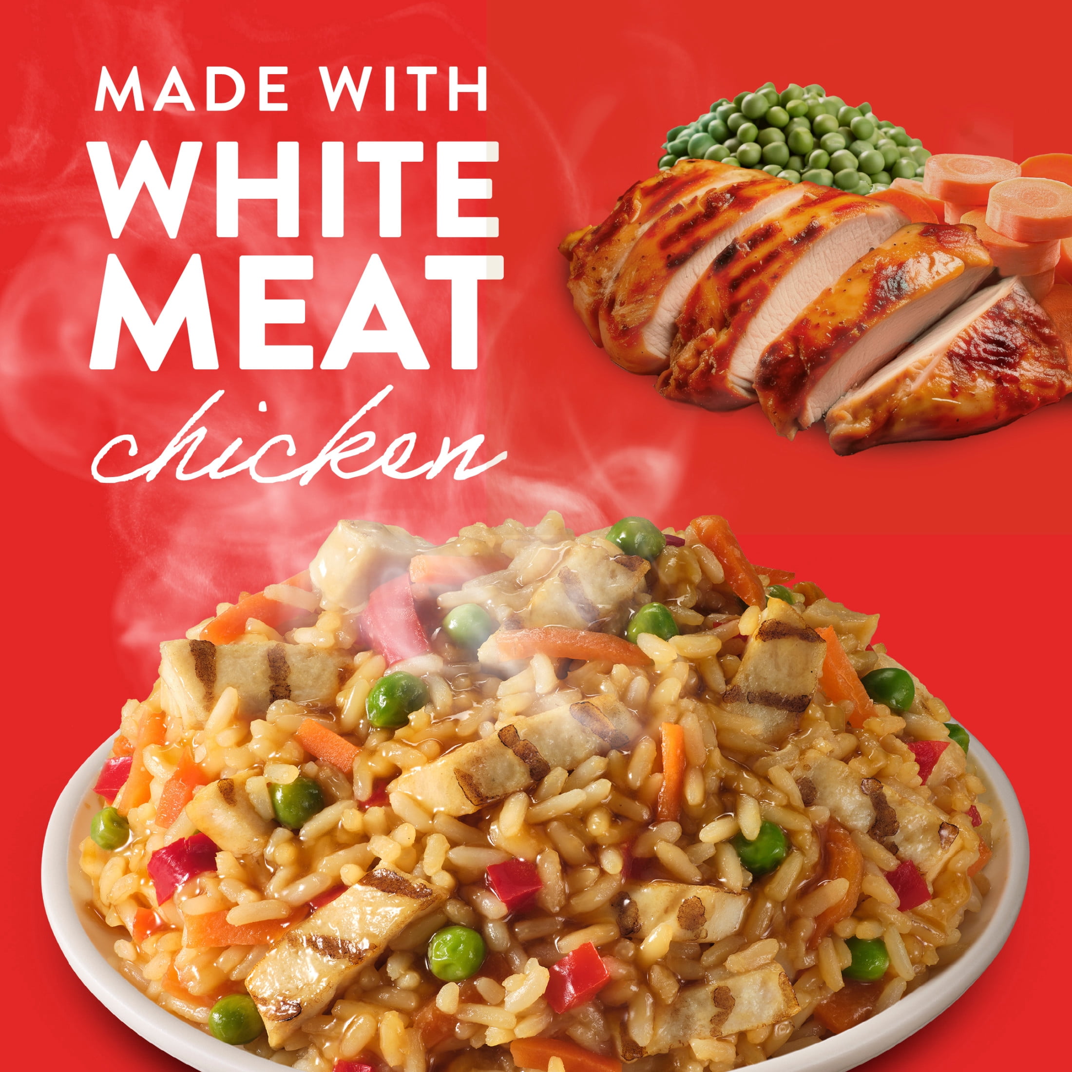 Stouffer's Hawaiian Style Chicken Fried Rice Frozen Meals, Single Serve, Frozen Dinner 9.375 oz