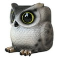 thumbnail image 6 of Whimsical Great Horned Owl Owlet Baby Stationery Pen Make Up Brush Holder Statue, 6 of 7