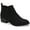 Black Micro, variant on Sun + Stone Womens Cadee Casual Ankle Booties