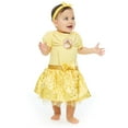 thumbnail image 4 of Disney Princess Belle Newborn Baby Girls Cosplay Dress and Headband Newborn to Infant, 4 of 5