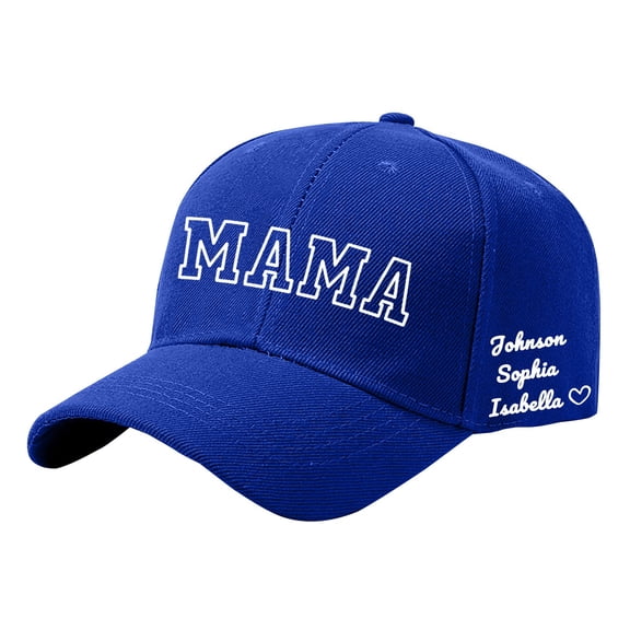 QASIEATN Diy Personalized Mother's Day Birthday Custom Name Printed Baseball Cap Daily Wear Accessories Baseball Caps for Women