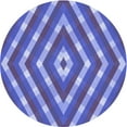 thumbnail image 1 of Ahgly Company Machine Washable Indoor Square Transitional Purple Amethyst Purple Area Rugs, 3' Square, 1 of 7
