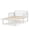 White, variant on Zimtown Full Size Wood Daybed with LED Light, Platform Bed Frame with Charging Station, Convertible Sofa Bed for Bedroom, Guest Room, White