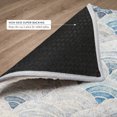 thumbnail image 6 of Addison Rugs Dream Shag Premium Machine Washable Transitional Arches Blue Rectangle Rug, 5' x 7'6", 6 of 8