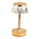 thumbnail image 1 of Lámparas de mesa de cristal acrílico, lámpara de decoración de luces de escritorio de mesita de noche USB para Dorado champagne, 1 of 9