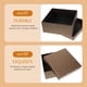 thumbnail image 5 of Cajas de regalo vacías de 10 piezas Caja de regalo de forma cuadrada., 5 of 5