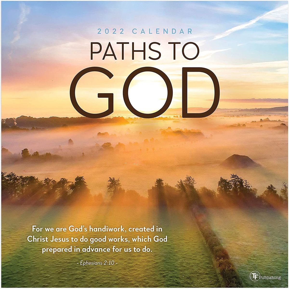 2022 2023 Religious Monthly Wall Calendar 16 Month Large Grid Paths 