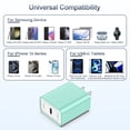 thumbnail image 6 of 3 Pack Hootek USB C Charger Block Fast Charging Adapter 20W Wall Charger Quick Charger Brick USB Charger Block Fast Charger Plug Phone Charger Compatible with iPhone 15 Sumsung Galaxy, Android,Green, 6 of 7