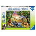 thumbnail image 1 of Evening at the Waterhole - 300 Piece Puzzle, 1 of 4