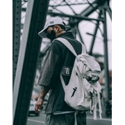 Travel Laptop Backpack Techwear Streetwear Anti Theft College School Slim Daypack Computer Bag Durable & Fits 15 Inch Laptop