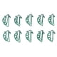 thumbnail image 5 of Clips De Papel, Clips De Papel De Metal Antideslizante Forma De Guisante Verde Galvanizado Para Clasificación De Archivos ANGGREK Otros, 5 of 8