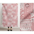 thumbnail image 3 of Soimoi Waterproof Outdoor Fabric by 5 Yard | Patchwork Print on Pink | 56" Wide | UV Resistant & Durable Taffeta Material for Cushions, Covers, Curtains, awning & DIY Projects, 3 of 7