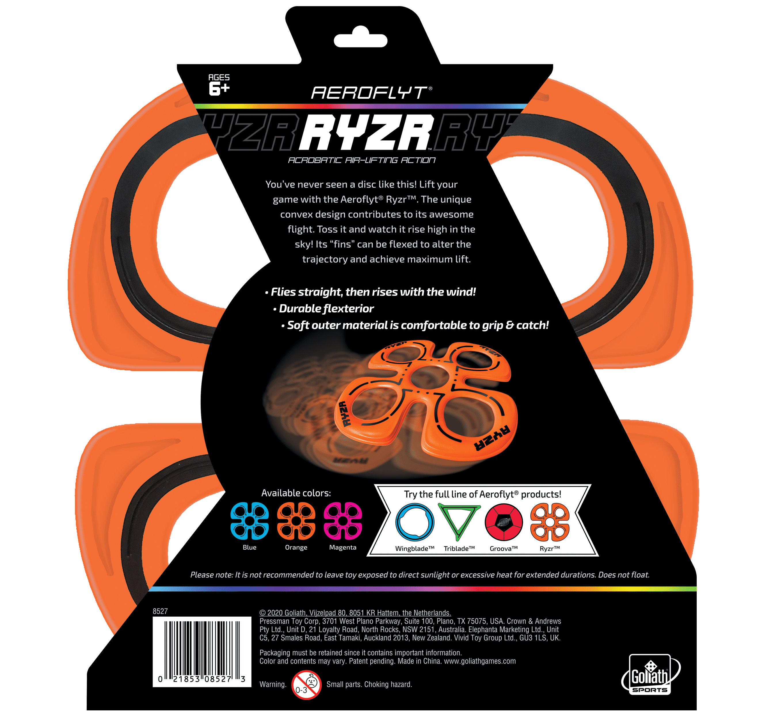 Goliath Sports Aeroflyt Ryzr Orange - Acrobatic Air-Lifting Action