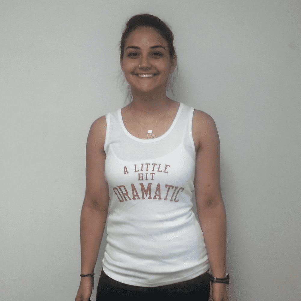 A Little Bit Dramatic Tank Top Mean Girls Regina George Costume Shirt  Plastics - Walmart.com
