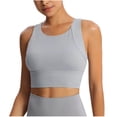 thumbnail image 1 of Workout Sports Bras for Women Solid Color Double Shoulder Shockproof Yoga Wireless, 1 of 5