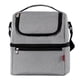 thumbnail image 2 of Bolsa de aislamiento Bolsa de almuerzo aislada de dos pisos Caja de almuerzo a prueba de fugas Bolsa de hombro para hombres Mujeres Camping al aire libre Picnic Playa, 2 of 7