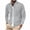 Gray, variant on Men Casual Fashion Jackets Button Cardigan Pocket Solid Color Jacket Elasticity Knit Long Sleeve Sweater Coat Navy M