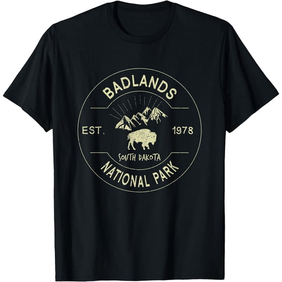 Badlands National Park Retro Vintage South Dakota Mom Gift Unisex T-Shirt for Men Women Kids Toddler