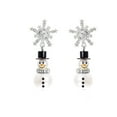 thumbnail image 5 of Yoyauz Women's Christmas Earrings Christmas Snowman Earrings - Christmas Holiday Pendant Earrings Great Christmas gifts, 5 of 5