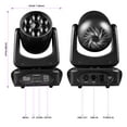 thumbnail image 4 of 150W Rgbw LED Bee Eye Beam Zoom Moving Head Stage Light for Disco Party Club Bar Show, 4 of 6
