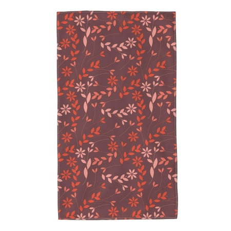 

Home Towels Leaves Seamless Background Absorbent Hanging Hand Towel Small Bath Towel Decorative Kitchen Dish Guest Towel For Spa Gym Hote27.5x16in
